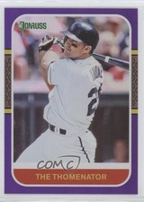 2021 Donruss Retro 1987 Variation Holo Purple Jim Thome (The Thomenator) HOF 1u6
