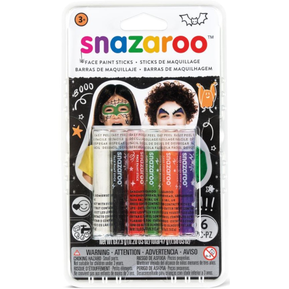 Snazaroo Halloween Face Paint Sticks