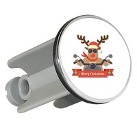WaschbeckenstöPsel Cooles Rentier Rudolph Geschenkidee Cooles Rentier Geschenk P