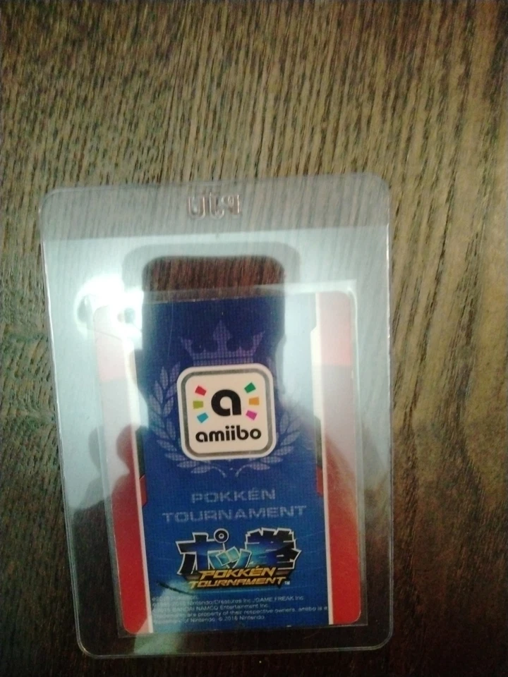 Pokemon Pokken Tournament 2016 Amiibo Cards Shadow Mewtwo - Image 2 of 2