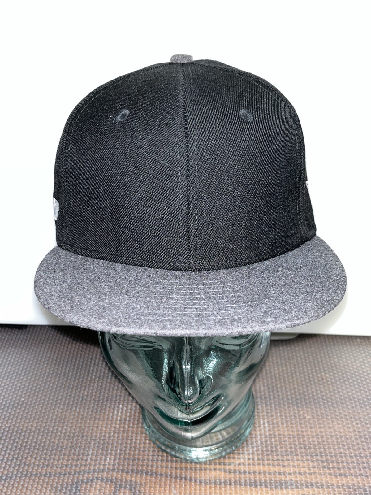 NEW ERA x New Balance 9FIFTY Snapback Hat Black Gray Wool 574 Strapback Limited