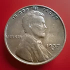 1937-S XF Lincoln Wheat Cent BN Penny Actual Coin Pictured 681