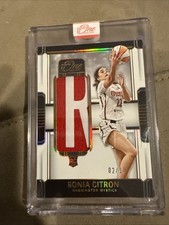 SONIA CITRON~ 2025 Panini One And One WNBA Jersey Patch Letter Rookie Gold /10