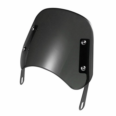 #ad Motorcycle Windshield Deflector Wind Windscreen Flyscreen Front Side Universal $37.19