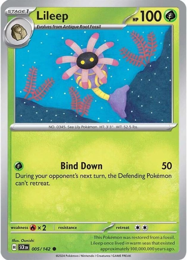 Pokemon Lileep (5/199) Stellar Crown LP