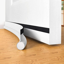 Draft Excluder for Doors,Door Draft Stopper Bottom One Sided Door Draft Cutable
