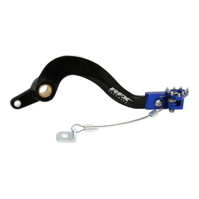 RFX FXRB4020099BU Pro FT Hinterradbremshebel (Schwarz/Blau) - Yamaha YZF/WRF 450
