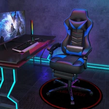 ELECWISH Office Gaming Chair Ergonomic Swivel Seat Computer Gaming Chair