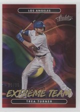 2022 Panini Absolute Extreme Team Spectrum Red 38/99 Trea Turner #ET-2 6fs