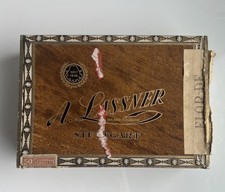 50 ZIGARREN / ZIGARRENKISTE A.LASSNER / FLOR DE ALASSO•RARITÄT Ganz Seltener Box