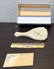 Vintage Baby or Doll Brush Comb Set Original Box Set