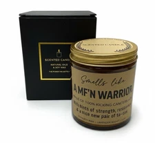 Funny Scented Candle – Breast Cancer Survivor Gift for Women – Encouragement