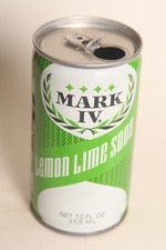 Mark IV Lemon Lime soda can - 12oz