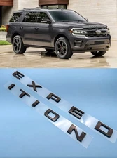 1x EXPEDITION Letters Emblem Badge For 2022-2024 Front Tailgate (Matte Black)
