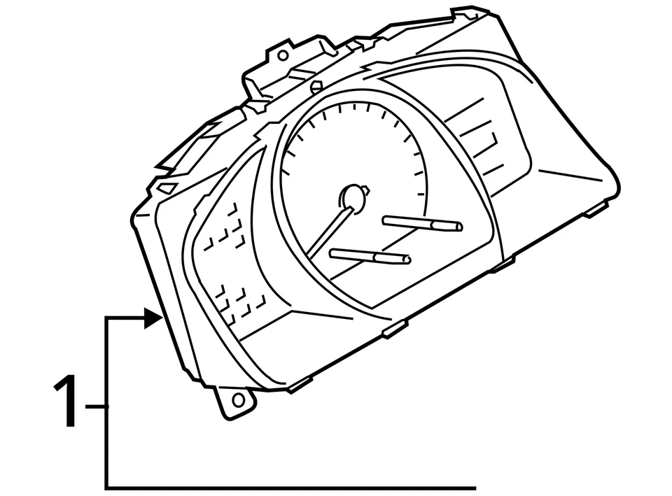 2019 Nissan Nv200 Speedometer Instrument Cluster Gauges 248103lm0b PV5N6 - Image 4 of 4