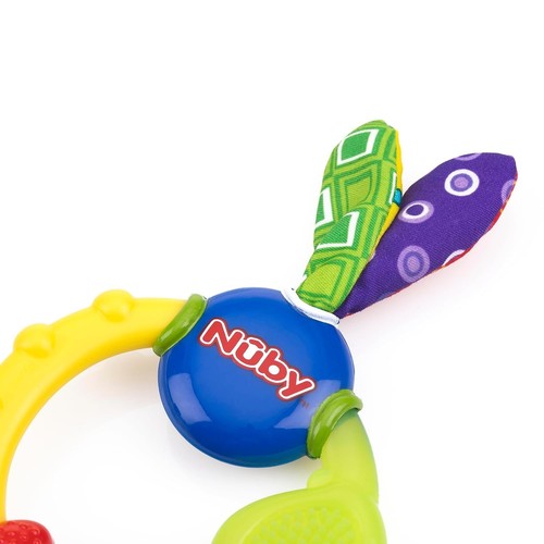 Vibrant Wacky Teething Rings: 16 Silicone Toys with Varied Textures for Relief - Picture 5 of 10