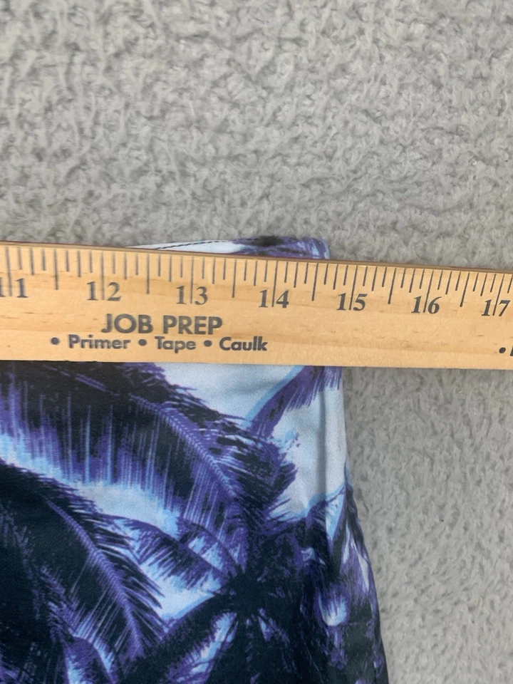 Joe Fresh 裙子女式 8 热带棕榈树度假海滩 A 字裙 — 第 4/4 张图片