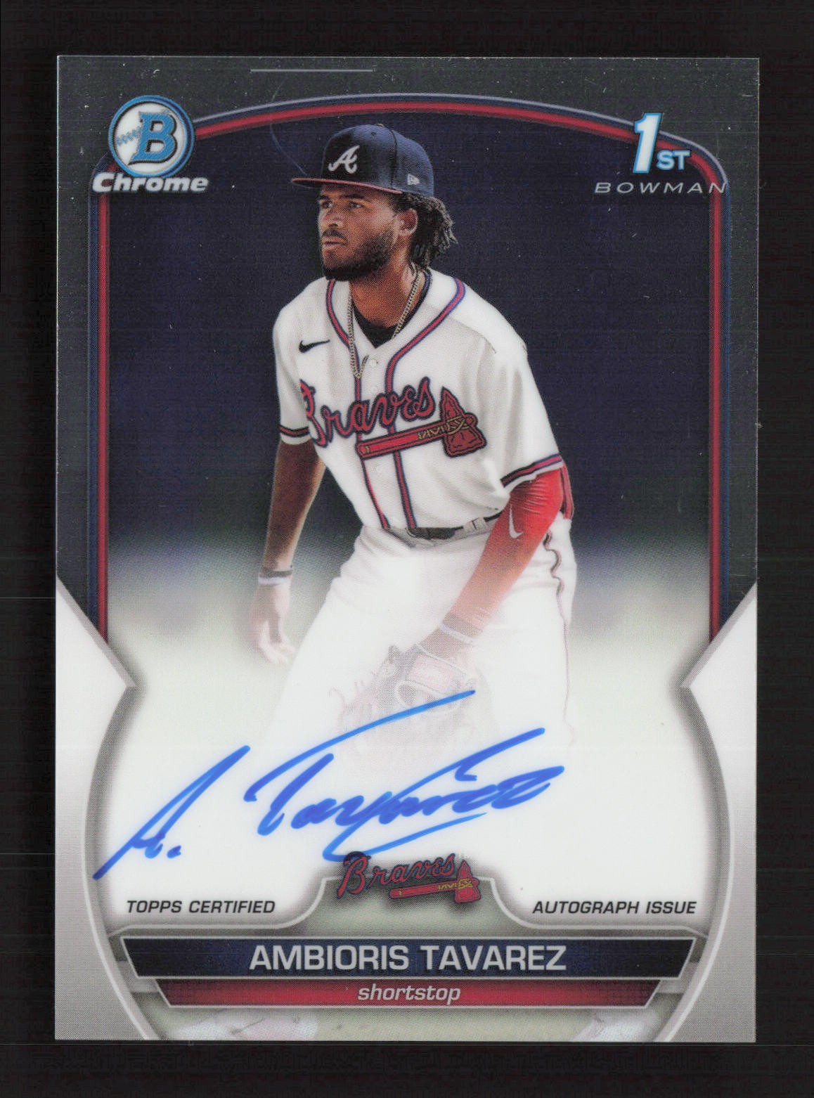 2023 Bowman #CPA-AT Ambioris Tavarez Chrome Prospect Autographs
