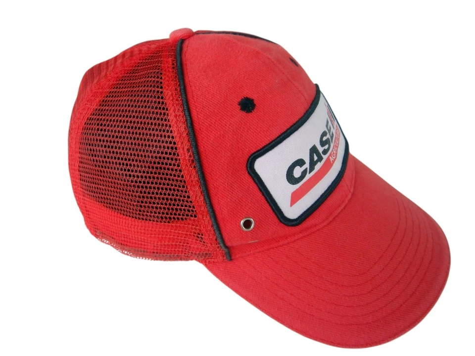 Case IH Agriculture Men's Faded Red Cotton Adult Size Snapback Baseball Cap Hat — 第 3/4 张图片