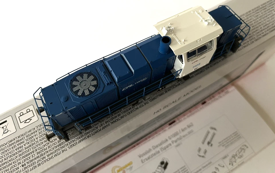 MEHANO HO LOCOMOTIVE DIESEL G1000 CFL CARGO 1105 REF 90551 NEUF EN BOITE - Photo 3/4