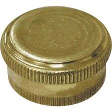 Anderson Metals 3/4 In. Brass Garden Hose Cap 737404-12 Anderson Metals