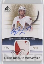 2013-14 SP Game Used Edition 4/25 Cory Conacher #IRS-CC Patch Auto xp6