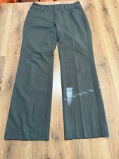 GAP Pants Women's Size 10 Gray Dress Curvy Fit Flared Leg Stretch Flat Front