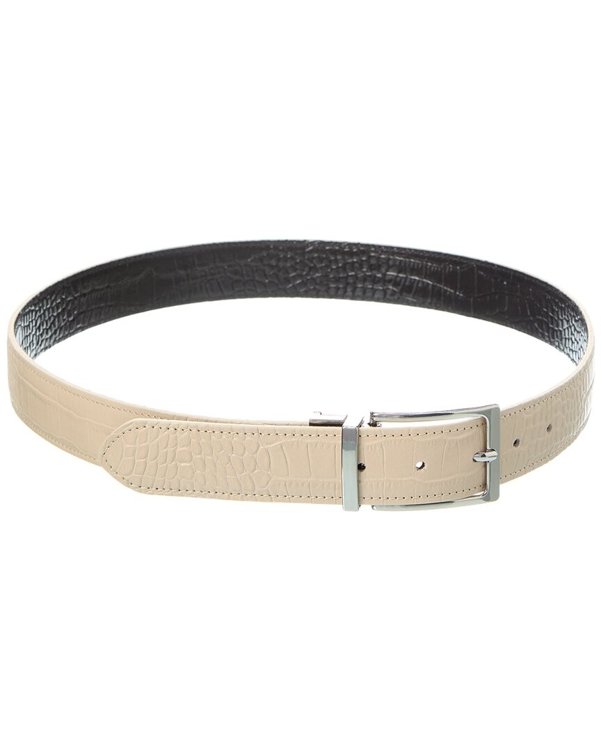 Кожаный ремень Persaman New York Eleanor13 женский белый 90 10090₽