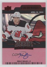 2023-24 Upper Deck Credentials Red 73/99 Reilly Walsh #DTAA-RW Auto 00em