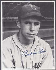 PEE WEE REESE - AUTOGRAPHED SIGNED PHOTOGRAPH