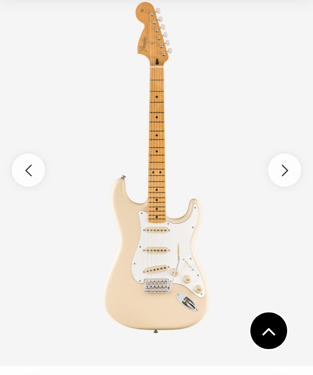 Fender Jimi Hendrix Stratocaster 6 String Maple Fingerboard