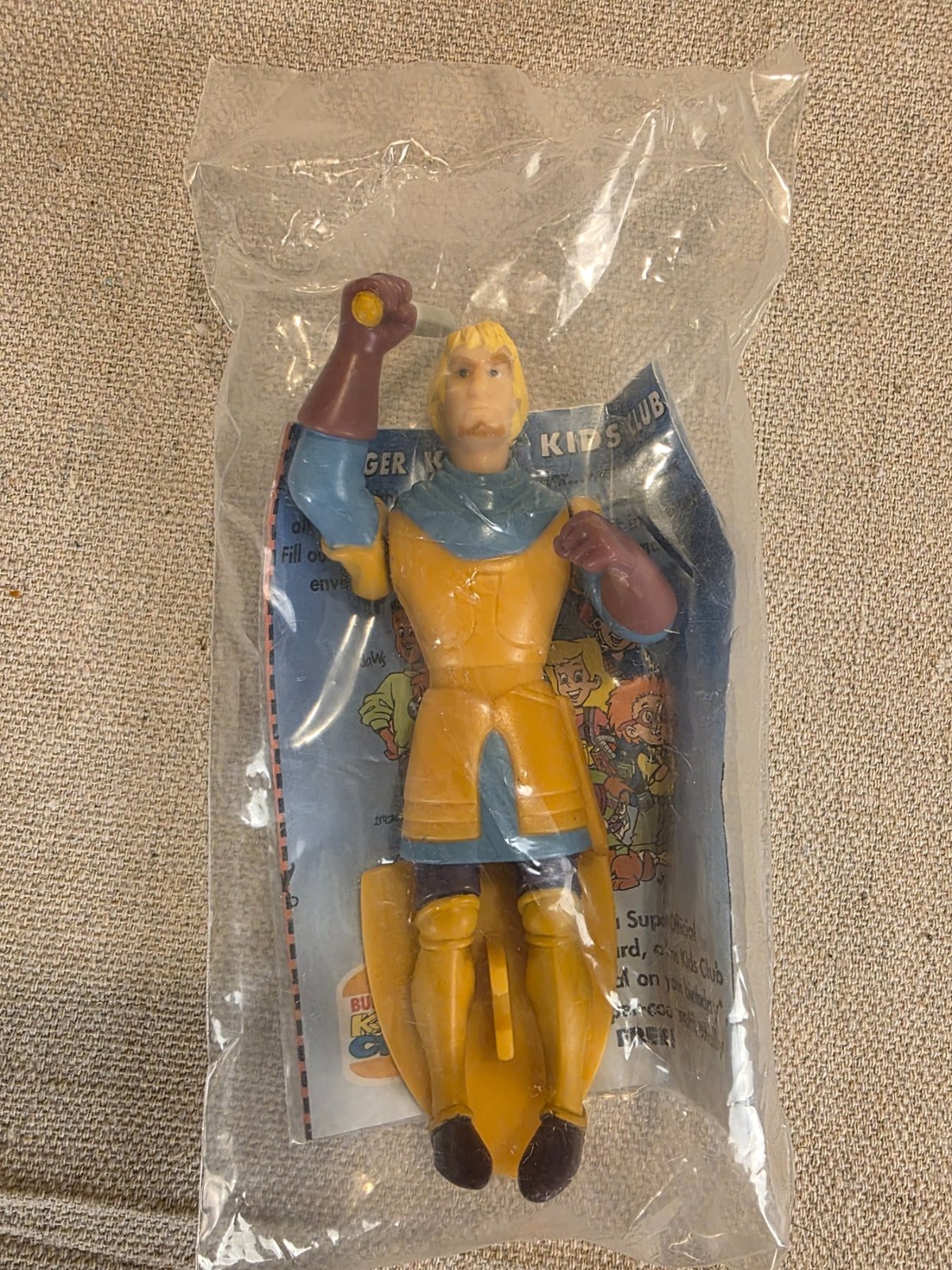 1996 Burger King Disney The Hunchback of Notre Dame Phoebus Figure Toy NEW