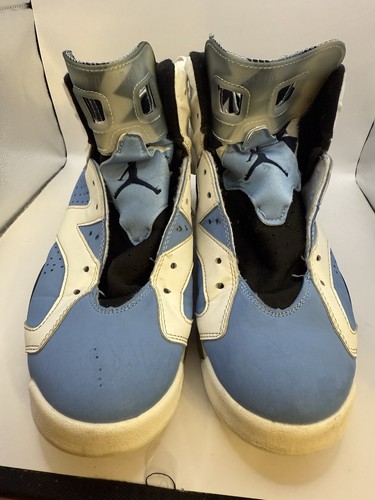 Nike Air Jordan 6 Retro UNC White University Blue CT8529-063 Size 11 - Picture 2 of 8