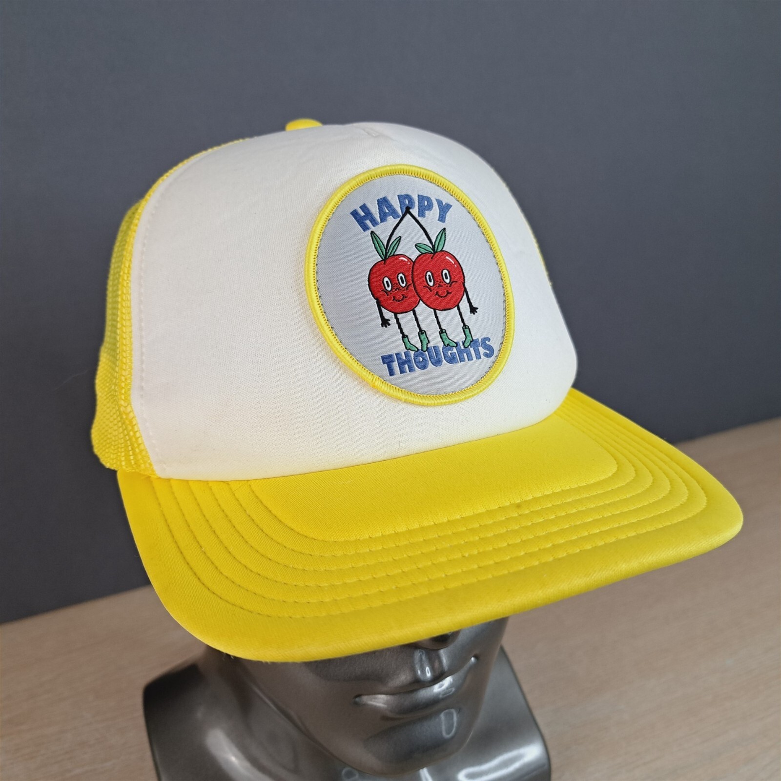 AMERICAN EAGLE HAPPY THOUGHTS ADJUSTABLE TRUCKER/… - image 2