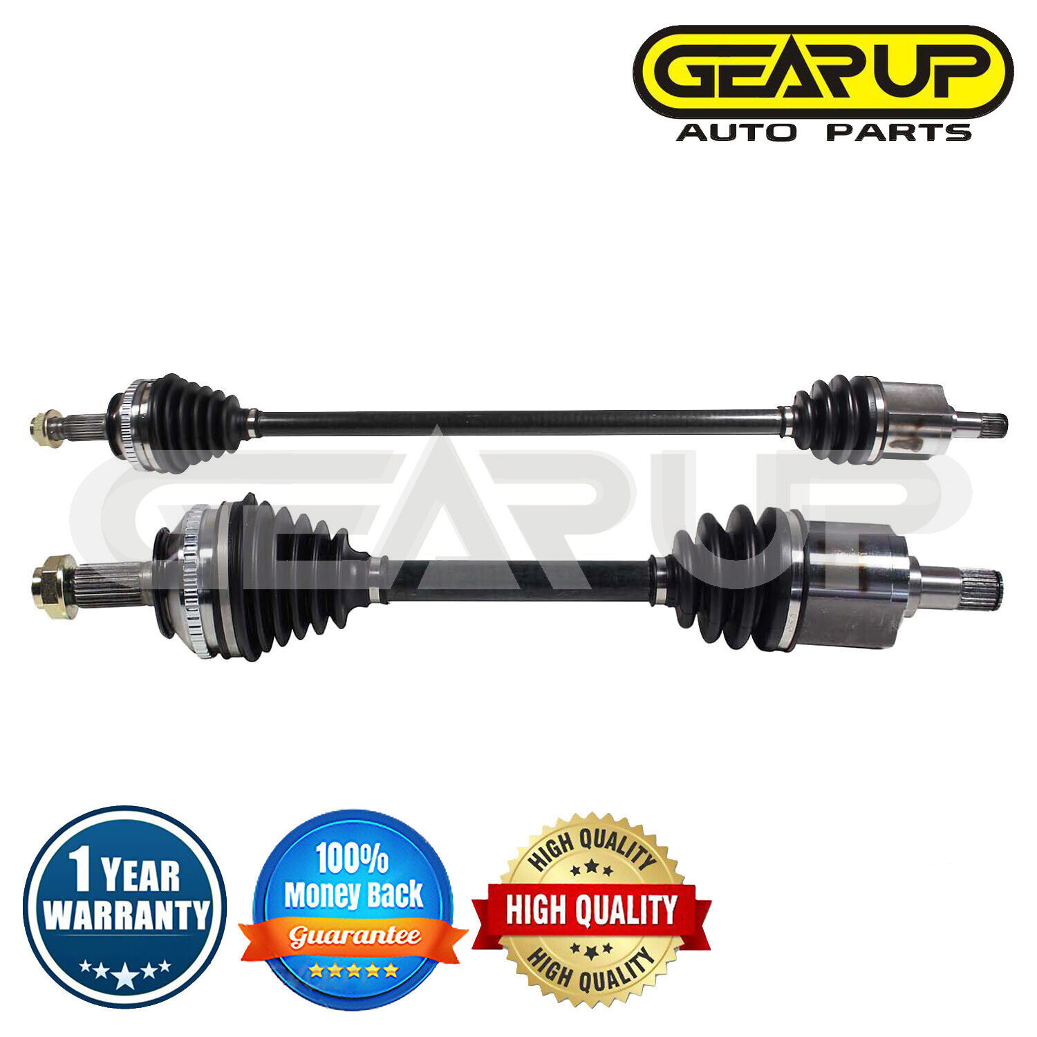 Front Pair CV Axle Shaft Assembly for Honda Accord LX EX Automatic FWD 1994-97