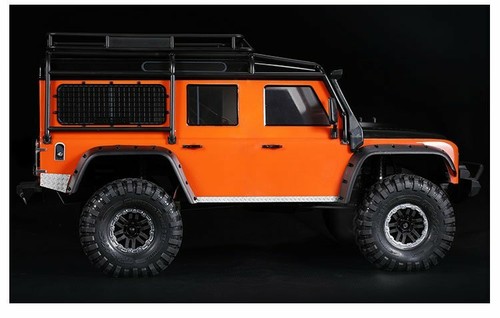 Rückseite Metall Rutschplatte passend für 1/10 RC Crawler Auto Defender Traxxas Trx4 Auto - Bild 6 von 11