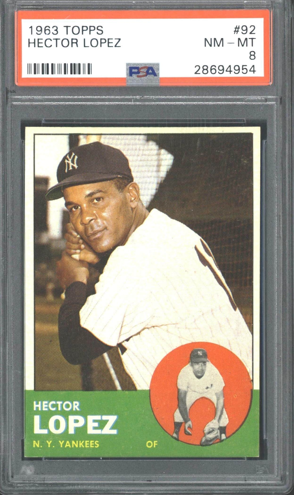 Hector Lopez #92 2012 Topps Heritage Baseball 50th Anniversary Buybacks