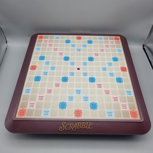 Deluxe Turntable Scrabble Crossword Board Game Parker Brothers Complete - Picture 5 of 23