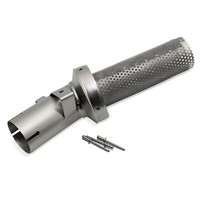 EndschalldäMpfer LeoVince Auspuffanlage LV-10 Edelstahl Ø 54Mm 173Mm Rechts