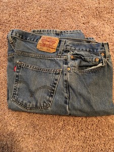 Fit Relax 100 coton 36x34 Strauss Levi 550 Blue Jeans x1RWna
