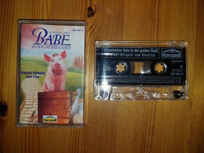 MC Kassette Schweinchen Babe in der großen Stadt Original Hörspiel Film Cassette