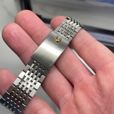 Vintage Universal Geneve Gay Freres Stainless Steel Brick Vintage Universal Geneve Gay Freres Stainless Steel Brick