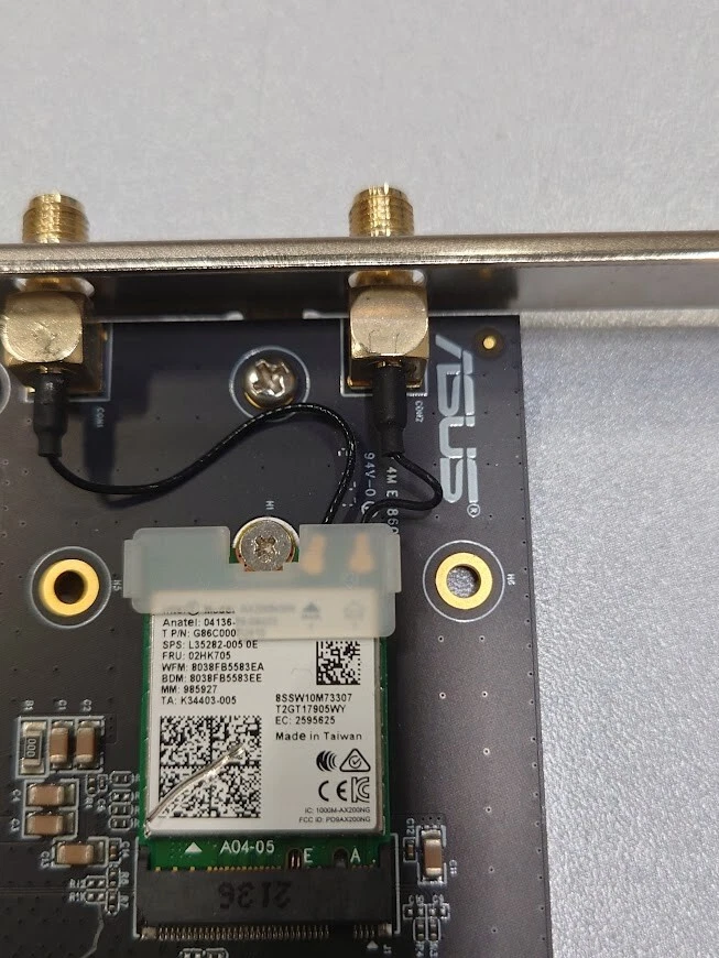 ASUS PCE-AX3000 WiFi 6 PCIe Adapter Gebraucht Funktioniert - Bild 4 von 4