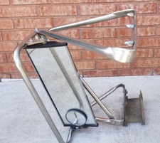 West Coast Towing Tow Mirror Lh Drivers Side Vintage Stainless With Bracket West Coast Towing Tow Mirror Lh Drivers Side Vintage Stainless With Bracket