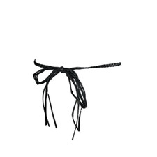 fairycore braided faux leather rope belt