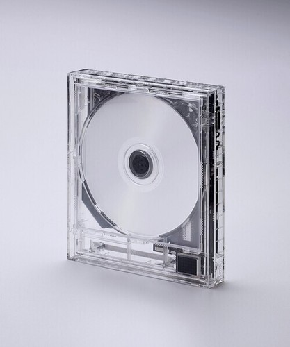 bPr BEAMS km5 Instant Disk Audio-CP1 CLEAR CD Player & Aluminum stand set New - 第 2/11 張圖片