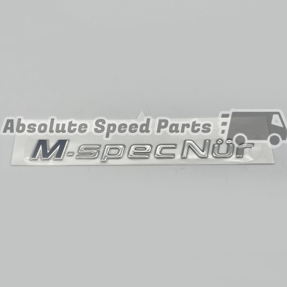 OEM Nissan Skyline GTR R34 M-Spec Nur Rear Trunk Emblem Decal
