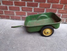 Ertl John Deere 20 D63 Pedal tractor Trailer Cart Wagon