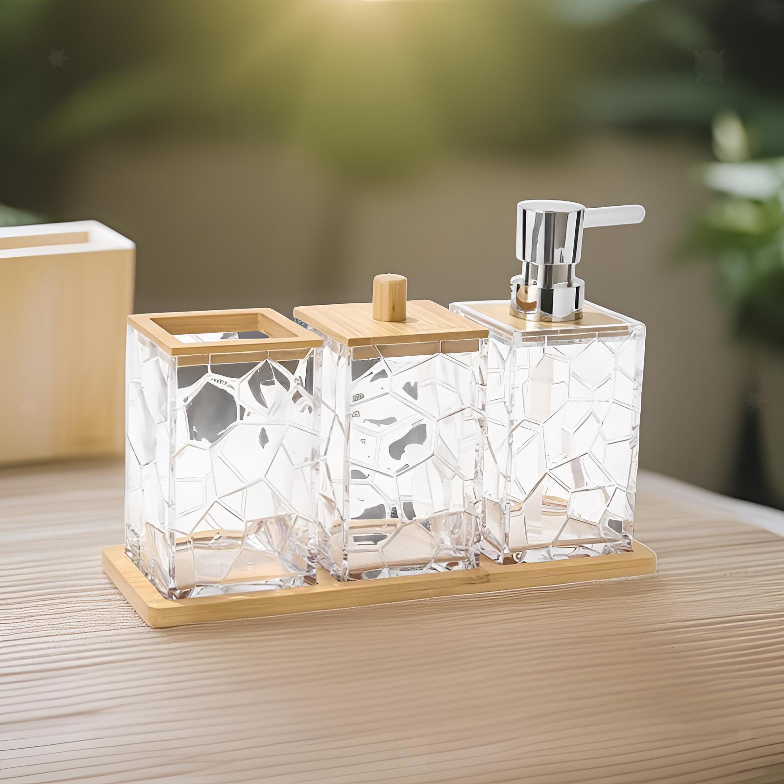 4Pcs Modern Design Bath Accessories Bath Set for Apartment Vanity eBay