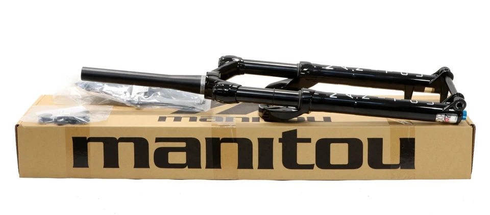 Manitou R7 Expert Fork 27.5" 100mm Black 44mm Offset 650B Air 15x110mm NEW - Image 3 of 4